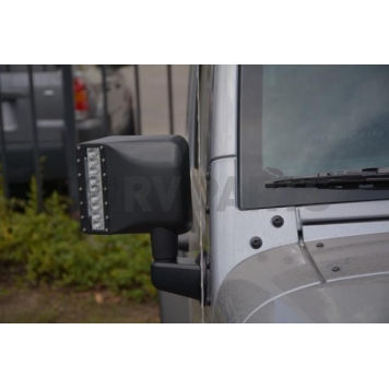DV8 Offroad Exterior Mirror Cover Black Set Of 2 - BCME27W3W-8