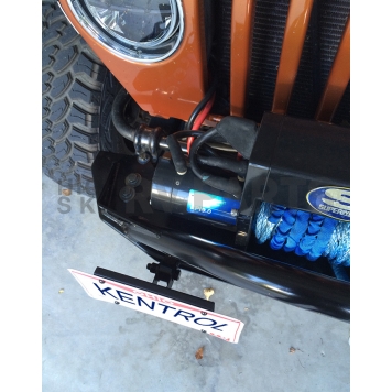 Kentrol License Plate Frame - Black Stainless Steel - 80706-8
