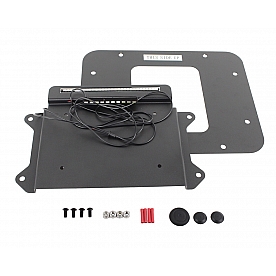 Kentrol License Plate Frame - Black Stainless Steel - 80707