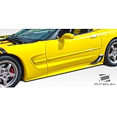 Extreme Dimensions Side Skirt - Primered Fiberglass Reinforced Plastic Black Set of 2 - 107483