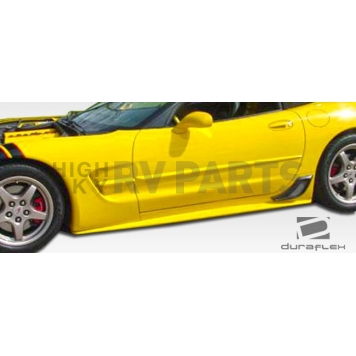 Extreme Dimensions Side Skirt - Primered Fiberglass Reinforced Plastic Black Set of 2 - 107483-3