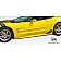Extreme Dimensions Side Skirt - Primered Fiberglass Reinforced Plastic Black Set of 2 - 107483