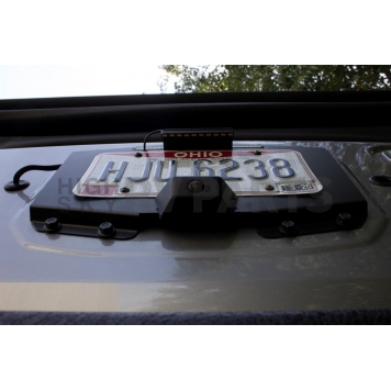 Kentrol License Plate Frame - Black Stainless Steel - 80718-9