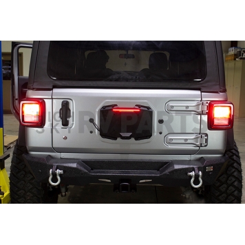 Kentrol License Plate Frame - Black Stainless Steel - 80718-4
