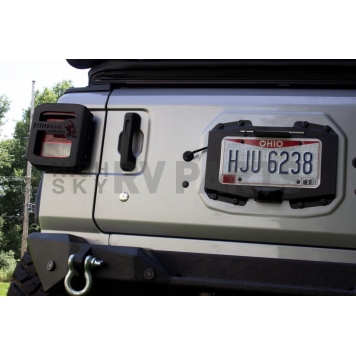 Kentrol License Plate Frame - Black Stainless Steel - 80718-8