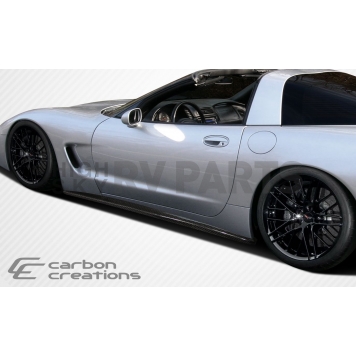 Extreme Dimensions Side Skirt - Gloss Carbon Fiber Black Set of 2 - 107484-1