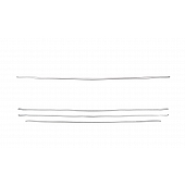 T-Rex Truck Products Grille Insert - Precision Laser Cut Rectangular Powder Coated Silver Billet Aluminum - 6211236