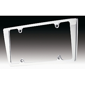 All Sales License Plate Frame - Tapered Edge Aluminum Silver - 84003