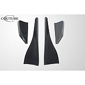 Extreme Dimensions Side Skirt - Primered Polyurethane Black Set of 4 - 109198