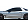 Extreme Dimensions Side Skirt - Primered Polyurethane Black Set of 2 - 109201