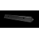 Black Mountain License Plate Bracket - Black Steel Powder Coated - RFFLP
