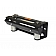 Black Mountain License Plate Bracket - Black Steel Powder Coated - RFFLP