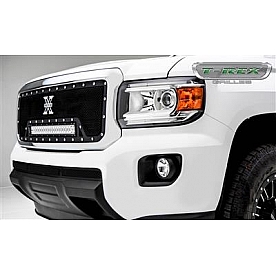 T-Rex Truck Products Grille Insert - Mesh Rectangular Black Powder Coated Steel - 6313711