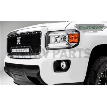 T-Rex Truck Products Grille Insert - Mesh Rectangular Black Powder Coated Steel - 6313711