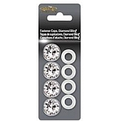 Cruiser License Plate Bolt Cover - Diamond Bling Logo Set Of 4 - 82730