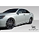 Extreme Dimensions Side Skirt - Primered Fiberglass Reinforced Plastic Black Set of 2 - 108953