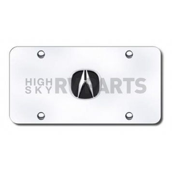 Automotive Gold License Plate - Acura Logo Stainless Steel - ACUCC