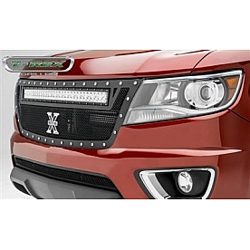 T-Rex Truck Products Grille Insert - Honey Comb Rectangular Black Powder Coated Aluminum - 6312671