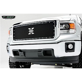 T-Rex Truck Products Grille Insert - Mesh Rectangular Black Powder Coated Mild Steel - 6712081