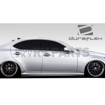 Extreme Dimensions Side Skirt - Primered Fiberglass Reinforced Plastic Black Set of 2 - 108673-4