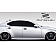 Extreme Dimensions Side Skirt - Primered Fiberglass Reinforced Plastic Black Set of 2 - 108673