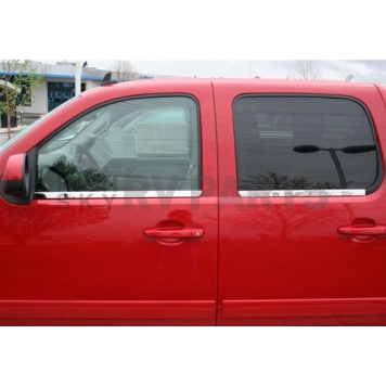 Putco Window Trim - Chrome Plated Stainless Steel Silver - 97501-2