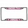 Fan Mat License Plate Frame - Virginia Tech Logo Metal - 14940