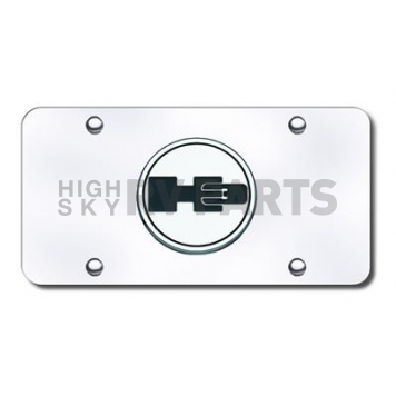 Automotive Gold License Plate - H3 Logo Stainless Steel - H3CC