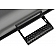 N-Fab Rocker Panel Guard - Black Round Tube Powder Coated Steel Single - IN974RKR
