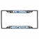 Fan Mat License Plate Frame - University Of West Virginia Logo Metal - 14943