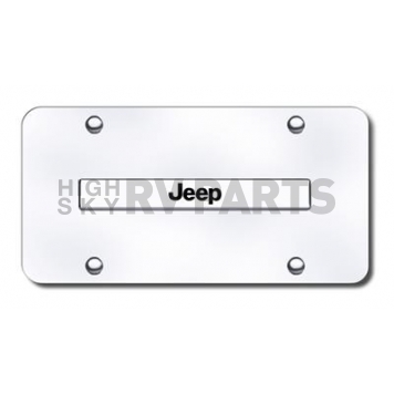 Automotive Gold License Plate - Jeep Stainless Steel - JEENCC