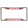 Fan Mat License Plate Frame - University Of Texas Tech Logo Metal - 14898