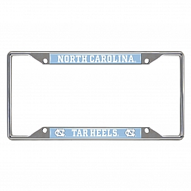 Fan Mat License Plate Frame - University Of North Carolina Chapel Hill Logo Metal - 14901