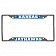 Fan Mat License Plate Frame - University Of Kansas Logo Metal - 14907