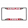 Fan Mat License Plate Frame - University Of Maryland Logo Metal - 14910