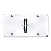 Automotive Gold License Plate - Lincoln Logo Stainless Steel - LINVBCC