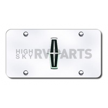 Automotive Gold License Plate - Lincoln Logo Stainless Steel - LINVBCC