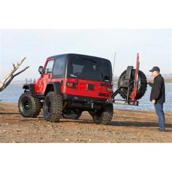 ARB Bumper Steel Powder Coated Black 1-Piece - 5650010-2