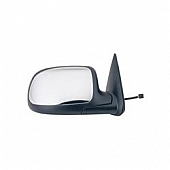 K-Source Exterior Mirror Electric OEM Silver Single - 62025G