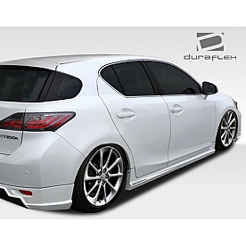 Extreme Dimensions Side Skirt - Primered Fiberglass Reinforced Plastic Black Set of 2 - 108427