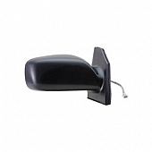 K-Source Exterior Mirror Electric OEM Black Single - 70565T