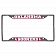 Fan Mat License Plate Frame - University Of Oklahoma Logo Metal - 14922