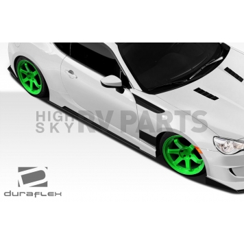 Extreme Dimensions Side Skirt - Primered Fiberglass Reinforced Plastic Black Set of 2 - 108358