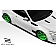 Extreme Dimensions Side Skirt - Primered Fiberglass Reinforced Plastic Black Set of 2 - 108358