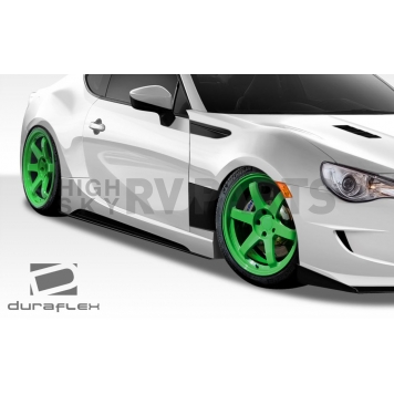 Extreme Dimensions Side Skirt - Primered Fiberglass Reinforced Plastic Black Set of 2 - 108358-1