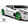 Extreme Dimensions Side Skirt - Primered Fiberglass Reinforced Plastic Black Set of 2 - 108358