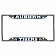 Fan Mat License Plate Frame - University Of Auburn Logo Metal - 14787