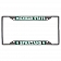 Fan Mat License Plate Frame - University Of Michigan State Logo Metal - 14865