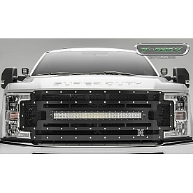 T-Rex Truck Products Grille Insert - Mesh Rectangular Black Powder Coated Steel - 6315471