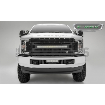 T-Rex Truck Products Grille Insert - Mesh Rectangular Black Powder Coated Steel - 6315471-1
